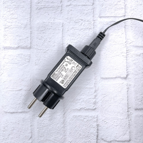 Светодиодная нить кластер 960 теплых белых ламп, 6 м., 8 режимов, зеленый провод, Christmas DeLuxe (87448)