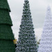 Уличная сосна Евро-2 зеленая c белыми кончиками 5 м., каркасная, Леска, Green Trees (GT5EVLESWK)
