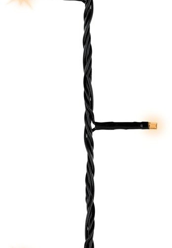 Светодиодная гирлянда с контроллером 9 м, 220V., 120 теплых LED ламп, черный ПВХ, Kaemingk (493083)