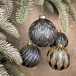 Набор стеклянных шаров Фригат 80 мм., 12 шт., синий, Christmas DeLuxe (85685-87189)