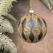 Набор стеклянных шаров Фригат 80 мм., 12 шт., синий, Christmas DeLuxe (85685-87189)
