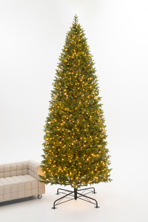 Искусственная ель Торжественная 4 м., 100% литая, 1300 теплых белых LED ламп ЕлкиТорг (168400)