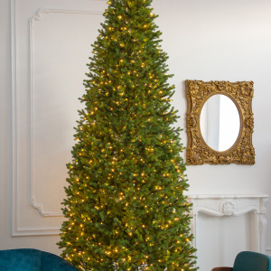 Искусственная ель Торжественная 4 м., 100% литая, 1300 теплых белых LED ламп ЕлкиТорг (168400)