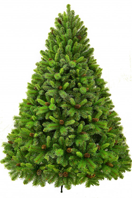 Искусственная сосна Байкальская с шишками 180 см., Леска+ПВХ, ЕлкиТорг (97180)