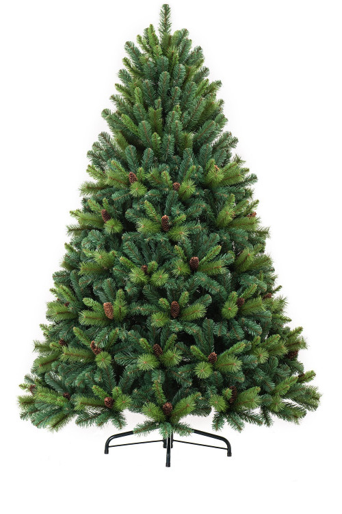 Искусственная сосна Байкальская с шишками 180 см., Леска+ПВХ, ЕлкиТорг (97180)