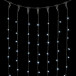 Светодиодный занавес Sealed с супер-мерцанием 2*3 м., 220V., 600 холодных белых LED ламп, черный каучук, Beauty Led (LL602ABL-1-2W)