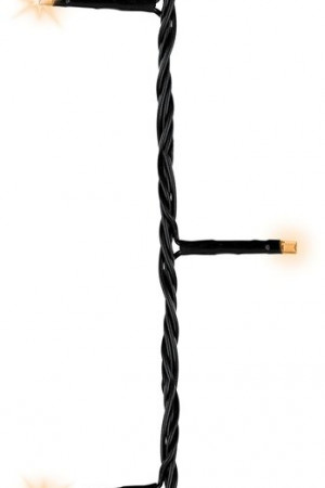 Светодиодная гирлянда с контроллером 13.5 м, 220V., 180 теплых LED ламп, черный ПВХ, Kaemingk (493084)