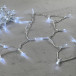 Светодиодная гирлянда с колпачком 100 холодных белых LED ламп 10 м., 24В., прозрачный провод ПВХ, IP65, LTC (PST100CAP-10-1W)