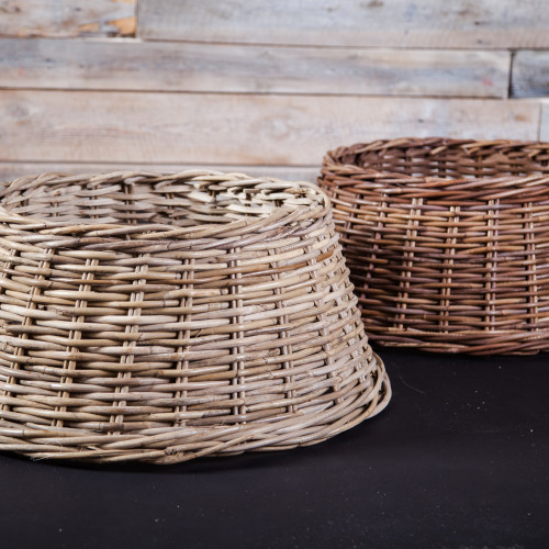 Корзина для декорирования подставки 28х65 см., коричневая, Christmas DeLuxe (83793)