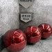 Набор стеклянных шаров Царское бордо 80 мм., 9 шт., Christmas DeLuxe (13886)