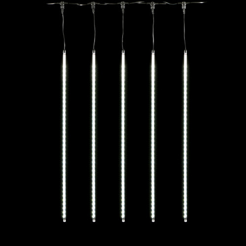 Гирлянда Тающие сосульки 5*1 м., 24V., 480 холодных белых LED ламп, коннектор, черный ПВХ, Beauty Led (CCL480-10-1W)
