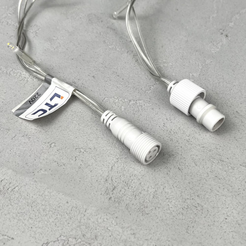 Светодиодная бахрома 4,9*0,5 м., 240 синих LED ламп, прозрачный провод ПВХ, Beauty Led (PIL240-10-2B)