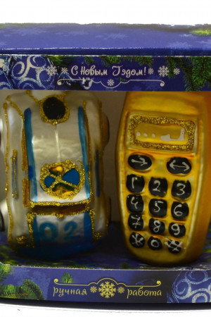 Набор из 2-х формовых фигурок Авто, высота 90 мм, Батик (НФ-2-104)