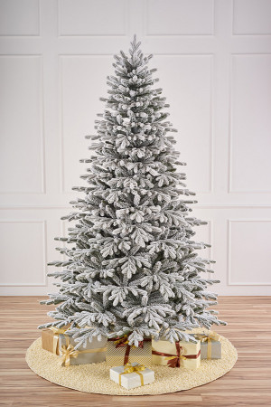 Искусственная ель заснеженная Орловская 120 см., литая хвоя + пвх, Max Christmas (ЕОРСЗ12)