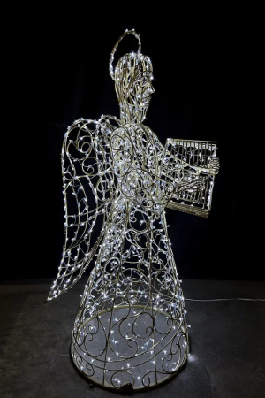 Светодиодная фигура Ангел с книгой 170 см., Сад Радости (SR147)