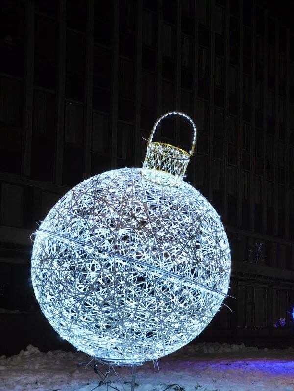 Светодиодная инсталляция Елочная игрушка 30 см. 1 шт., Сад Радости (SR245) Светодиодная инсталляция Елочная игрушка 30 см. 1 шт., Сад Радости (SR245)