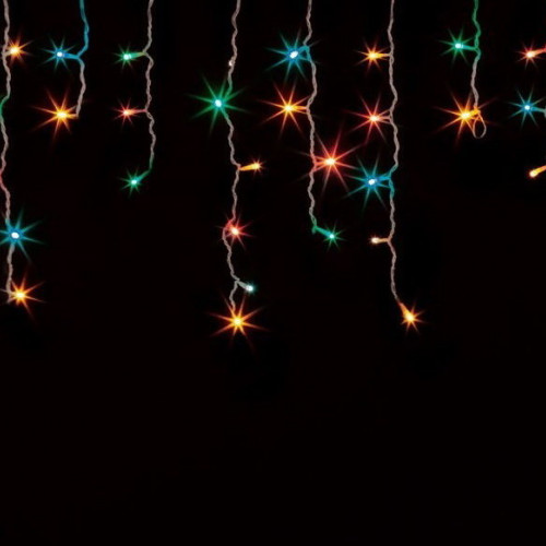 Электрическая гирлянда Бахрома 2,5м 100led мультицвет (02.6Т.100)