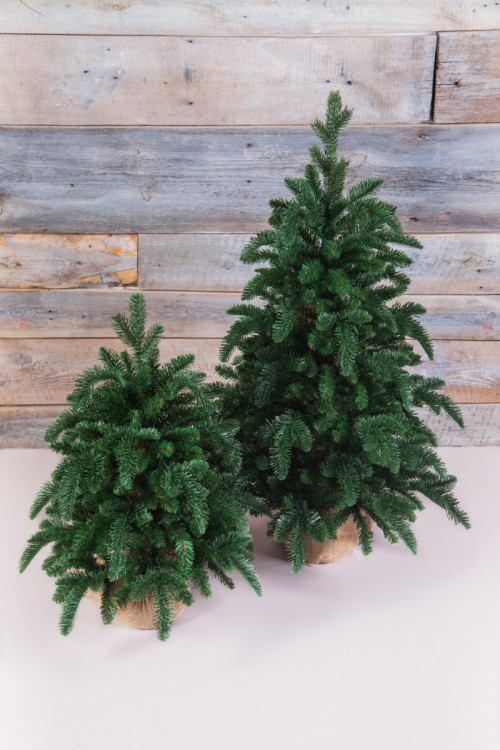 Елка Нормандия в мешочке 90 см., литая хвоя+пвх, Triumph Tree (73635)