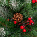 Искусственная сосна Очарование 270 см., с шишками и ягодками, Леска+ПВХ, ЕлкиТорг (141270)