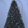 Искусственная сосна Очарование 270 см., с шишками и ягодками, Леска+ПВХ, ЕлкиТорг (141270)
