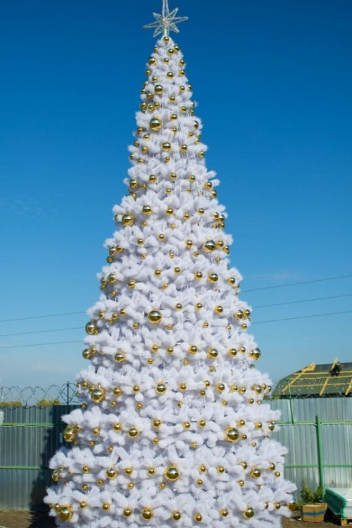 Уличная сосна Уральская белая 11 м., каркасная, Леска, Green Trees (GT11URLESW)