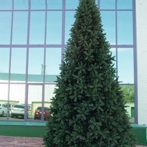 Интерьерная искусственная елка Клеопатра Люкс 4 м., ствольная, 100% Литая хвоя, Green Trees (GT4KLEO)