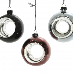 Украшение стеклянное Властелин колец 80 мм., розовый, Kaemingk (120272/2)