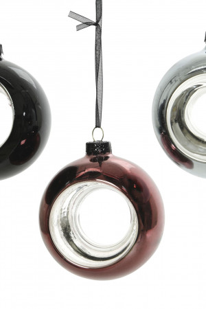 Украшение стеклянное Властелин колец 80 мм., розовый, Kaemingk (120272/2)