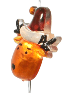 Светодиодная фигурная гирлянда Олень 1.9 м., 20 теплых белых LED ламп, 3 батарейки типа АА, серебряная проволока, Kaemingk (483412/3)