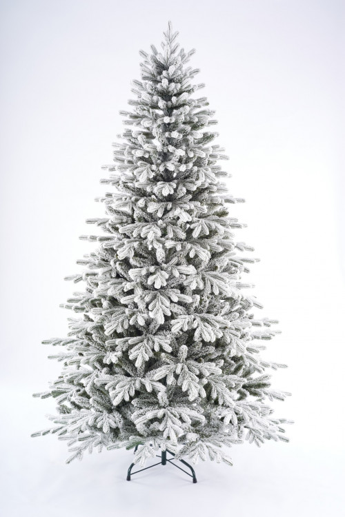 Искусственная ель заснеженная Орловская 220 см., литая хвоя + пвх, Max Christmas (ЕОРСЗ22)