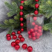 Бусы пластиковые Гигант 2*125 см., красный, Christmas DeLuxe (14916)