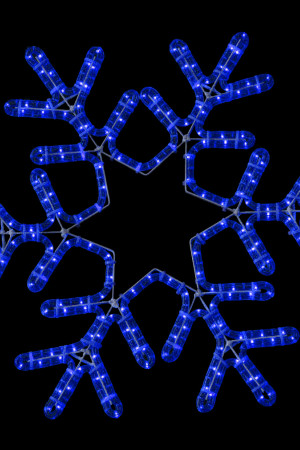 Светодиодная фигура Снежинка Путеводная Звезда 50 см., синего свечения, IP54, LTC (LC-13054)