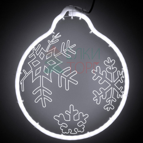 Светодиодная фигура из акрилайта холодное белое свечение, 30*30 см., 220В, Beauty Led (HFS2-2W)