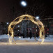 Светодиодная арка Золотые ленты 4.95*3.38 м., теплый-белый, Conso (ARK-011-1001) 