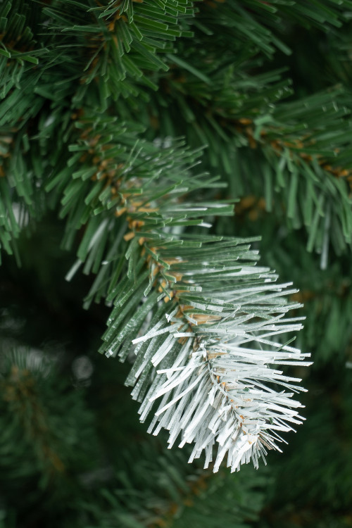 Искусственная елка Звездная заснеженная 210 см., мягкая хвоя, ЕлкиТорг (188210)