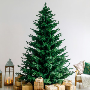 Интерьерная искусственная елка Норвежская Люкс 2,7 м., ствольная, 100% Литая хвоя, Green Trees (GT270NO)