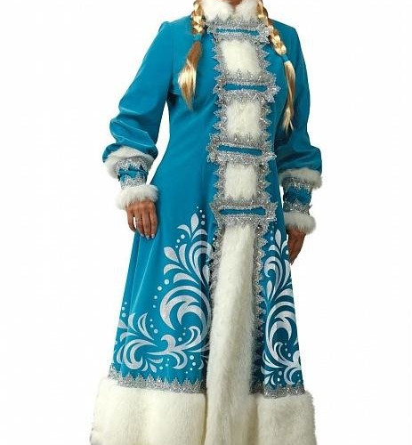 Карнавальный костюм Снегурочка, аппликация