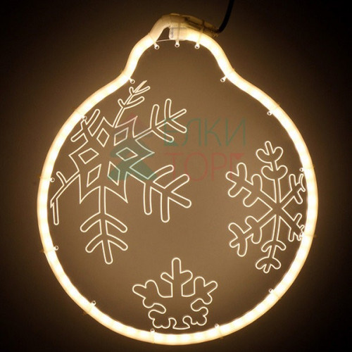 Светодиодная фигура из акрилайта теплое белое свечение, 30*30 см., 220В, Beauty Led (HFS2-2WW)