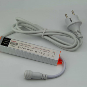 Импульсный источник питания 220/24 В, 30 Вт, Белый провод, Teamprof (TPF-SPS220AC/DC24-30W)