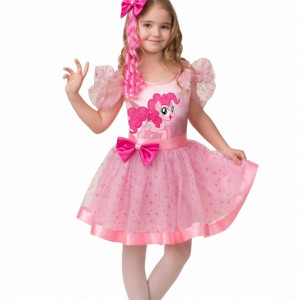 Карнавальный костюм Пинки Пай рост 110 см., Батик