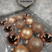 Набор стеклянных шаров Розовое золото 26 шт., Christmas DeLuxe (86779)
