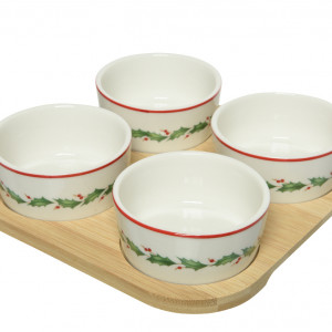 Набор чаш для пунша или для салата Спелые ягоды 4 шт., 20х5 см., Kaemingk (607912) 