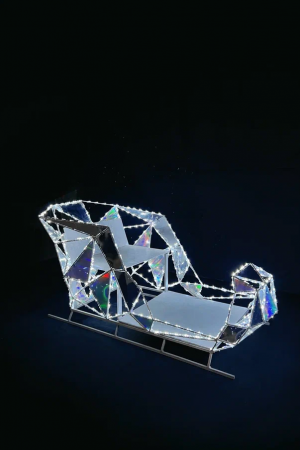 Светодиодная фигура Сани полигональные 100*240 см., Сад Радости (SR055)