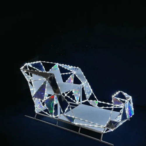 Светодиодная фигура Сани полигональные 100*240 см., Сад Радости (SR055)