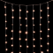 Светодиодный занавес 2*3 м., 600 экстра теплых белых LED ламп, облегченный, прозрачный провод ПВХ, LTC (PCL600NOT-10-2EWW)