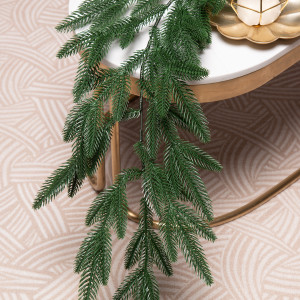 Хвойная гирлянда Крымская 200*30 см., 100% литая хвоя, ЕлкиТорг (23066)