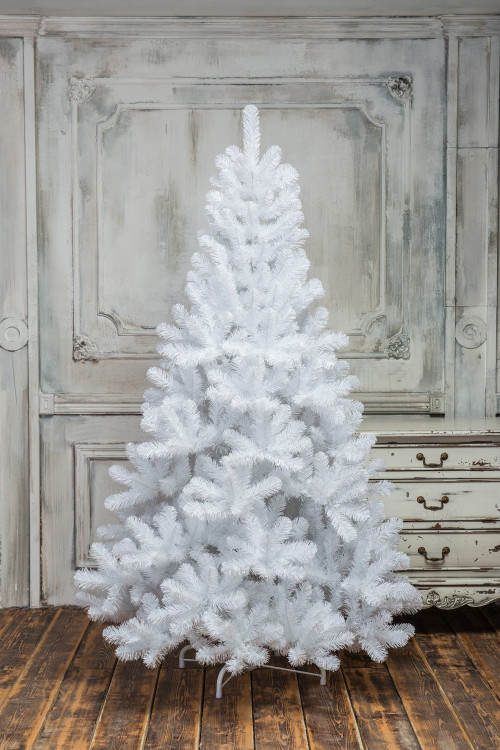 Искусственная елка Жемчужная белая 180 см., мягкая хвоя, ЕлкиТорг (16180)