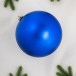 Шар пластиковый матовый 200 мм., синий, ЕлкиТорг (150603)
