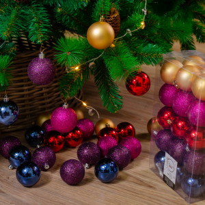 Набор пластиковых шаров Сокровища Гномов 60 мм, 30 шт, Kaemingk (020129)