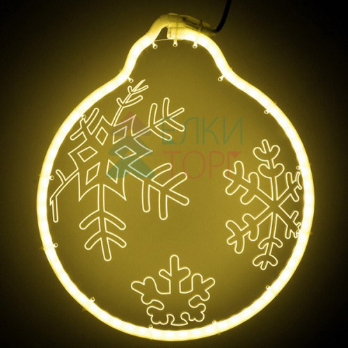 Светодиодная фигура из акрилайта 32*37 см., 220V., желтое свечение, Beauty Led (13-074)
